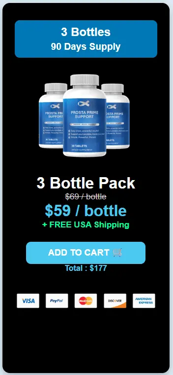 prostaprime support 3 bottles price