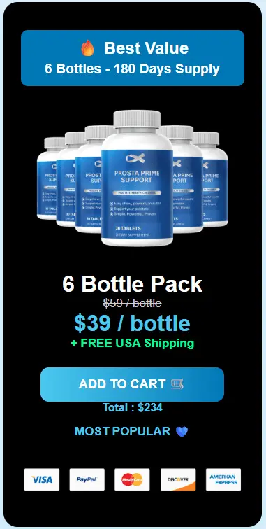 prostaprime support 6 bottles price